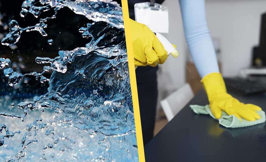 Kommuner spenderar hundratusentals kronor på speciellt städvatten