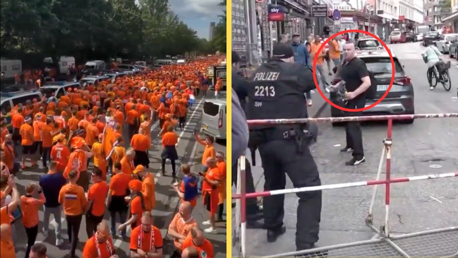 Fotbolls-EM: Yxbeväpnad man gick till attack mot fans – sköts av polis