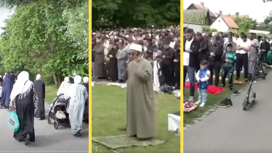 VIDEO: Se när parkerna i Sverige förvandlas till Mecka
