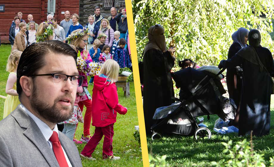 Åkesson: Demografiska förändringarna i Sverige leder till ett folkutbyte