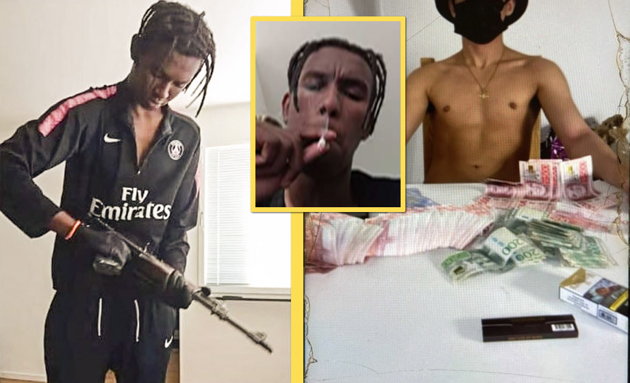 HÄR poserar trippelmördaren med vapnet – timmar innan massaker