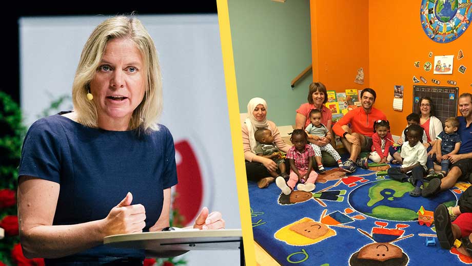 S integrationsplan: Ta alla barn från föräldrarna i 3-årsåldern