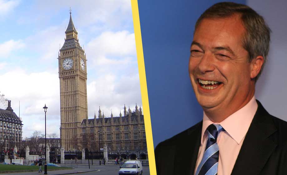 Farage gör politisk comeback igen