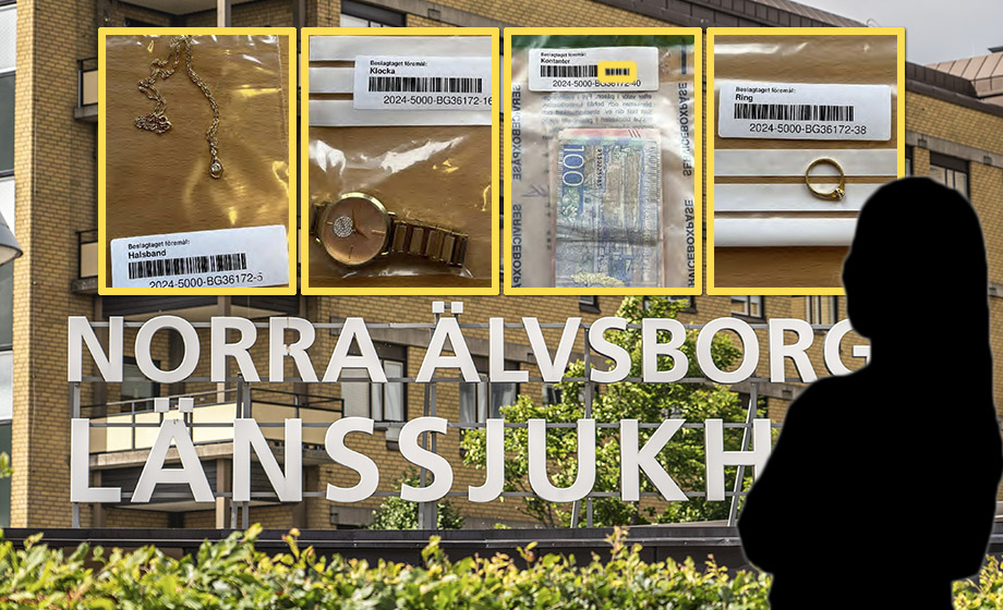 Frånskild thai-fru stal smycken från patienter på sjukhus