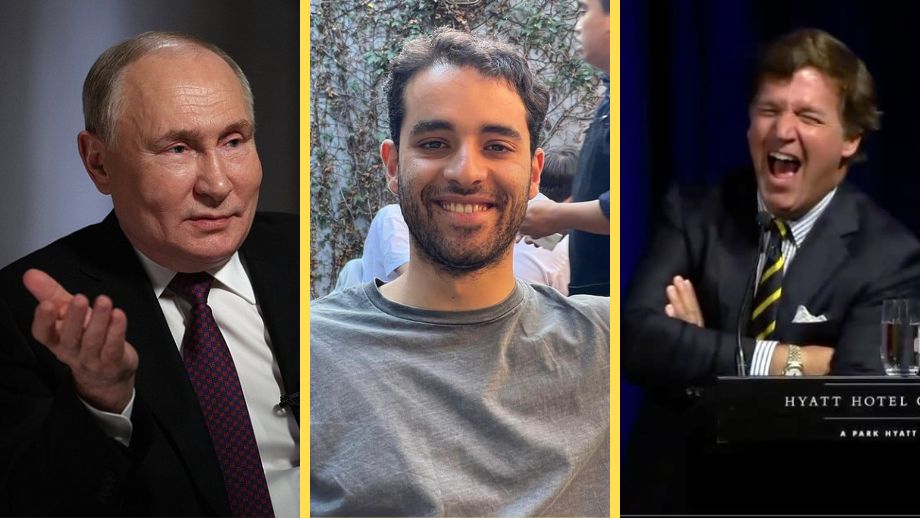 Tucker Carlson i hård ordväxling med journalist: ”Fick Putin dig att ta covidsprutan?”