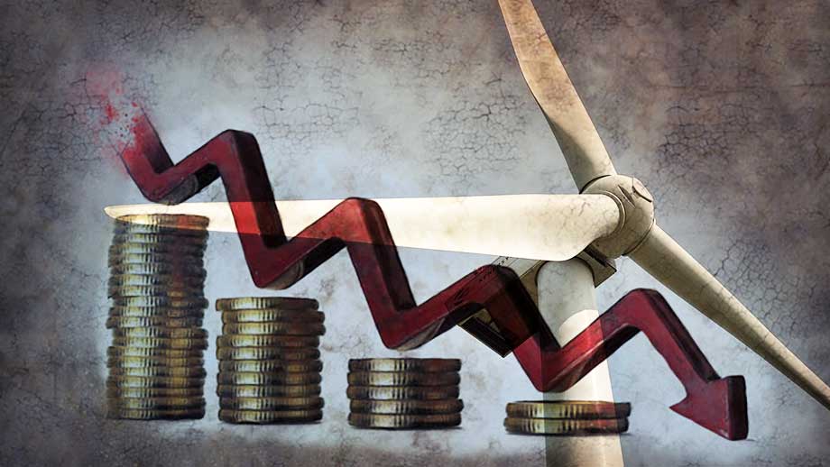 Vindkraftsindustrin kräver skattebidrag för att bygga