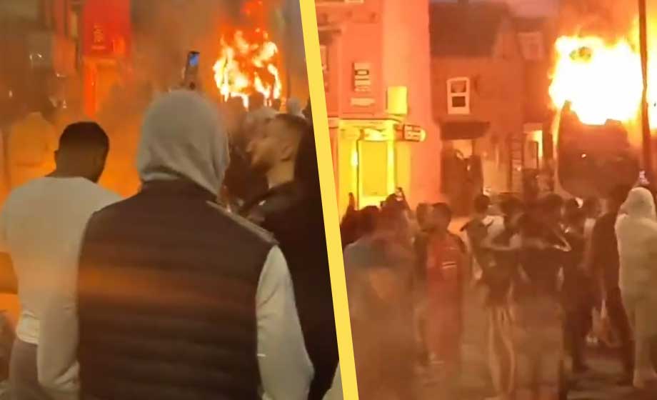 Våldsamma upplopp efter socialtjänstens ingripande