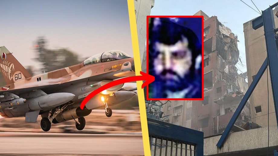 Israel bombade Hizbollah-ledare i Libanons huvudstad