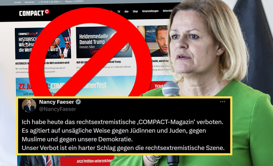 Tysklands regering förbjuder landets största alternativmedium