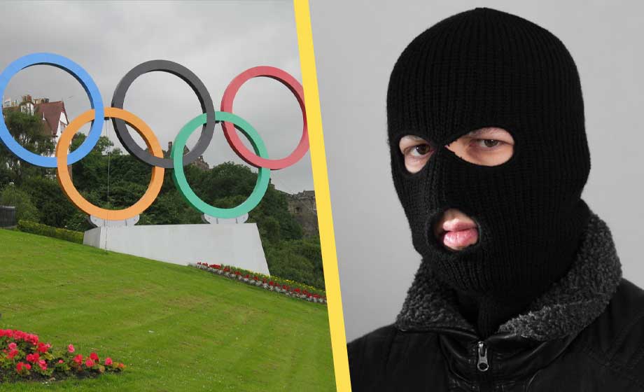 OS: Fotbollslag rånat inför match