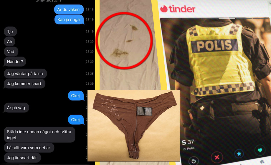 Polis från Irak våldtog Tinderdejt – ”Min känsla var att båda var med på det”