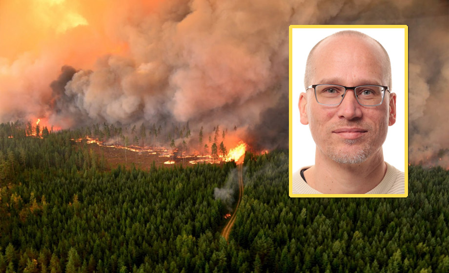 SMHI: Klimatförändringar ger ökad risk för skogsbränder