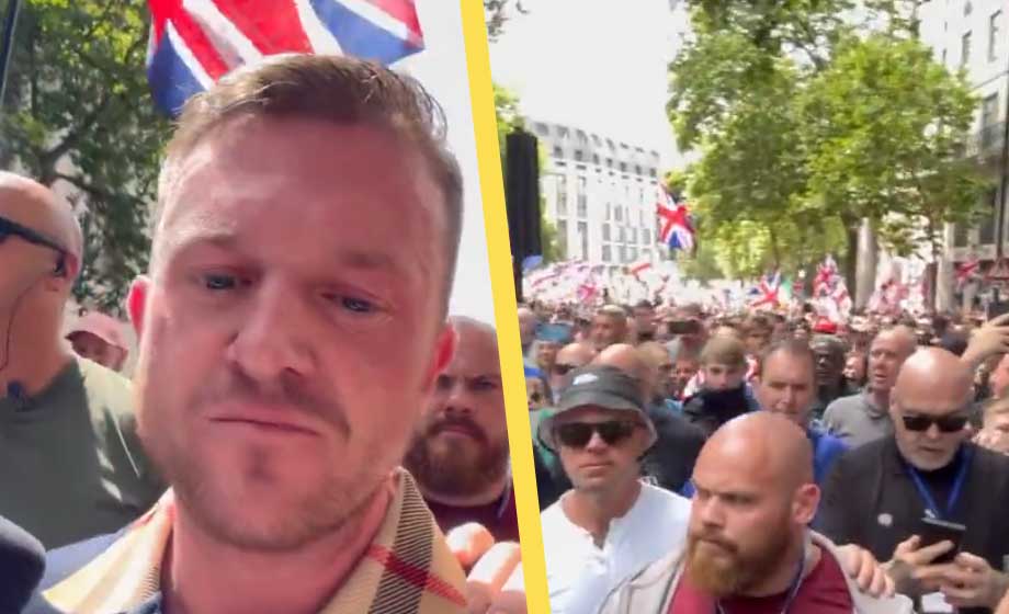 Stor demonstration i London: ”Vi vill ha tillbaka vårt land”