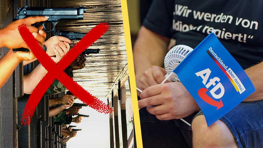 Domstolsbeslut: Medlemmar i Tysklands näst största parti får inte äga skjutvapen
