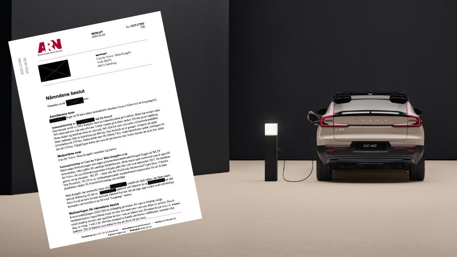 Fick inte utlovad räckvidd på elbilen – ARN friar företaget
