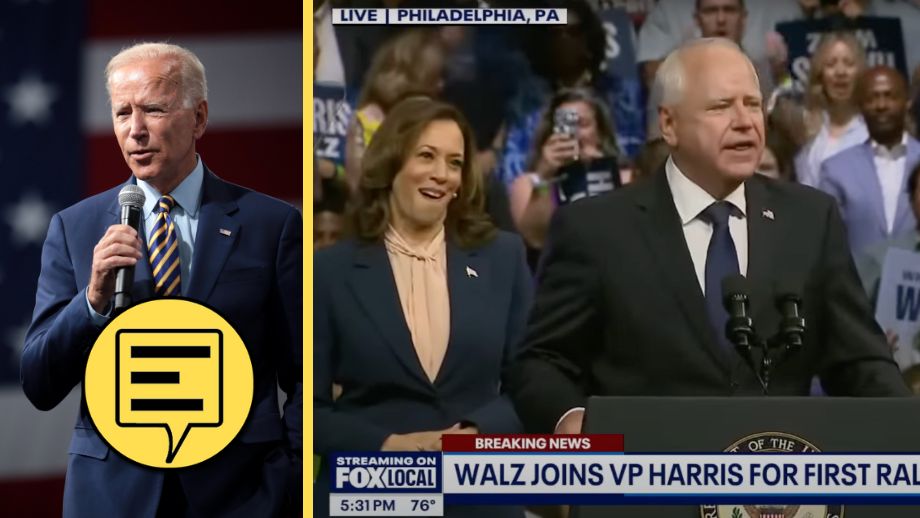 Biden blygsamt vänsterradikal i jämförelse med Harris