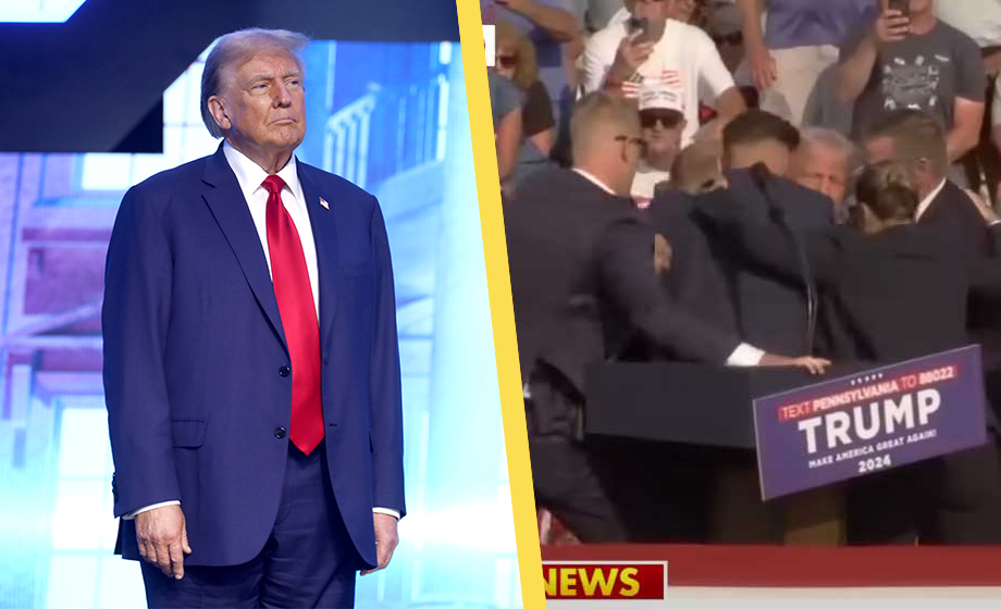 Secret Service-vakt lämnade Trump-kampanjmöte – skulle amma