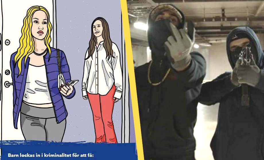 Svenska ungdomar utmålas som kriminella i polisens gängbroschyr