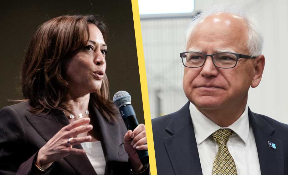 Han blir Kamala Harris vice presidentkandidat