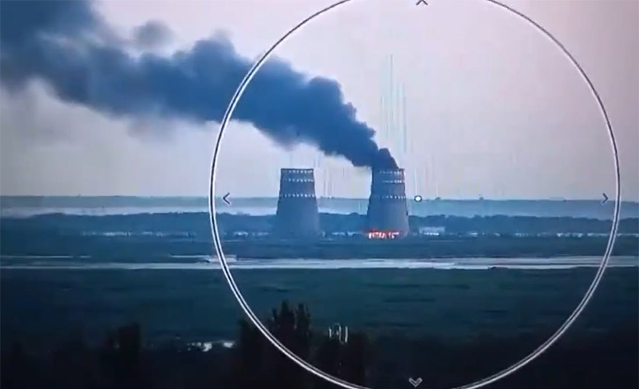 IAEA: Kärnkraftsbrand i Ukraina inget radioaktivt hot