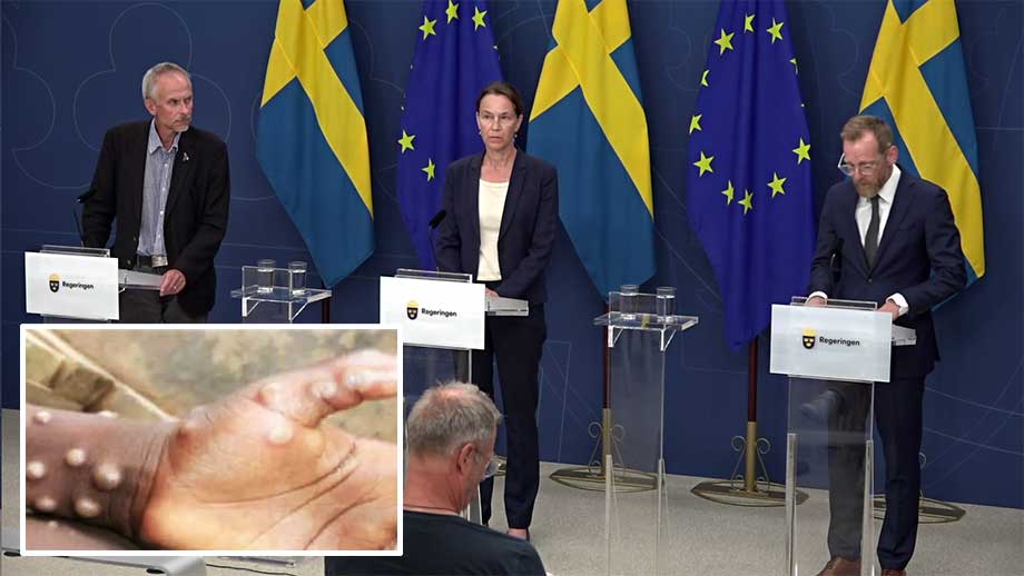 Socialministern och Folkhälsomyndigheten höll pressträff om apkoppor