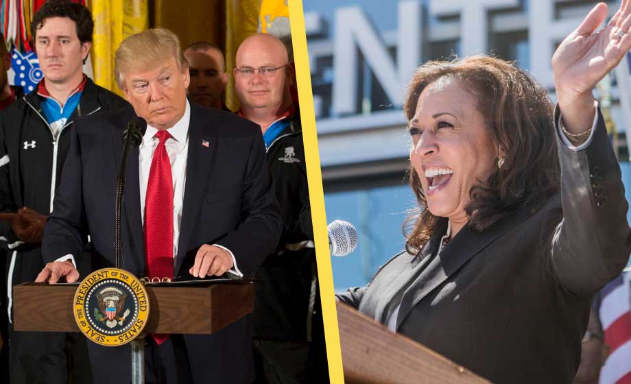 Trump sågar Kamala Harris: ”Låg iq-individ”
