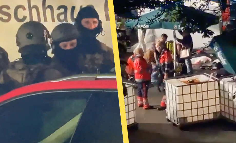 Flera döda i knivdåd i Tyskland – gärningsman på fri fot