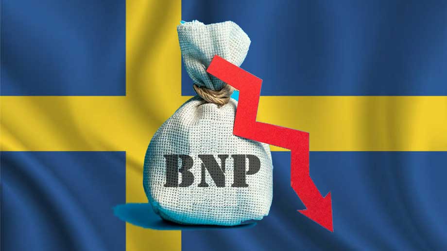 SCB: Sveriges ekonomi krymper