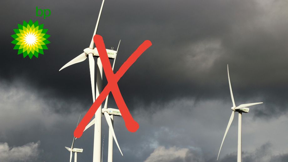 BP säljer sitt vindkraftsbolag – satsar på olja
