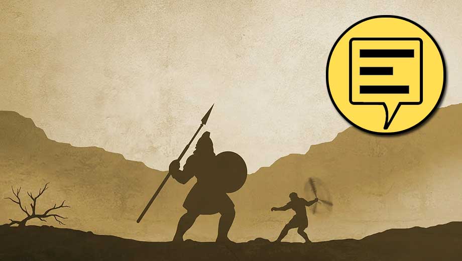 David och Goliat i repris