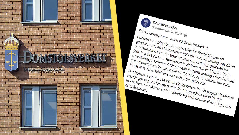 Domstolsverket storsatsar på ”genuspromenader”