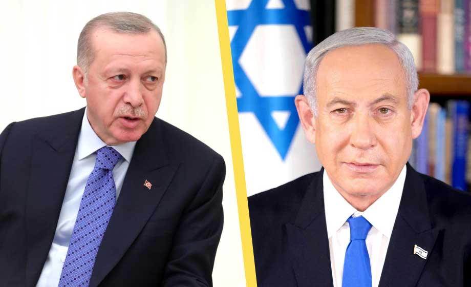 Erdogan till attack mot Israel – jämför Netanyahu med Hitler
