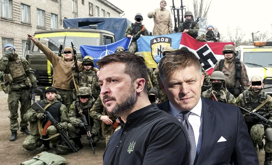 Ilska i Kiev efter Fico-utspel om ukrainsk trupp med nazisymboler