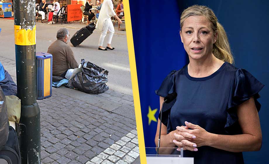 Tidöregeringen utreder nationellt tiggeriförbud