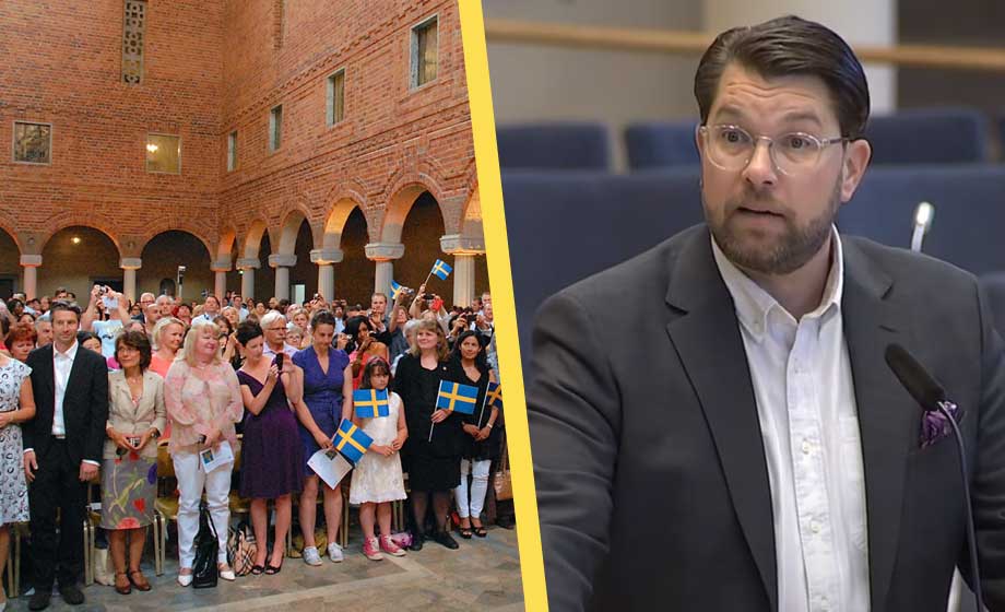 Åkesson ifrågasätter fortsatt massutdelning av medborgarskap