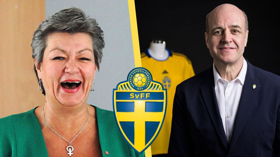 Ylva Johansson (S) kan ta över Svenska fotbollsförbundet efter Reinfeldt