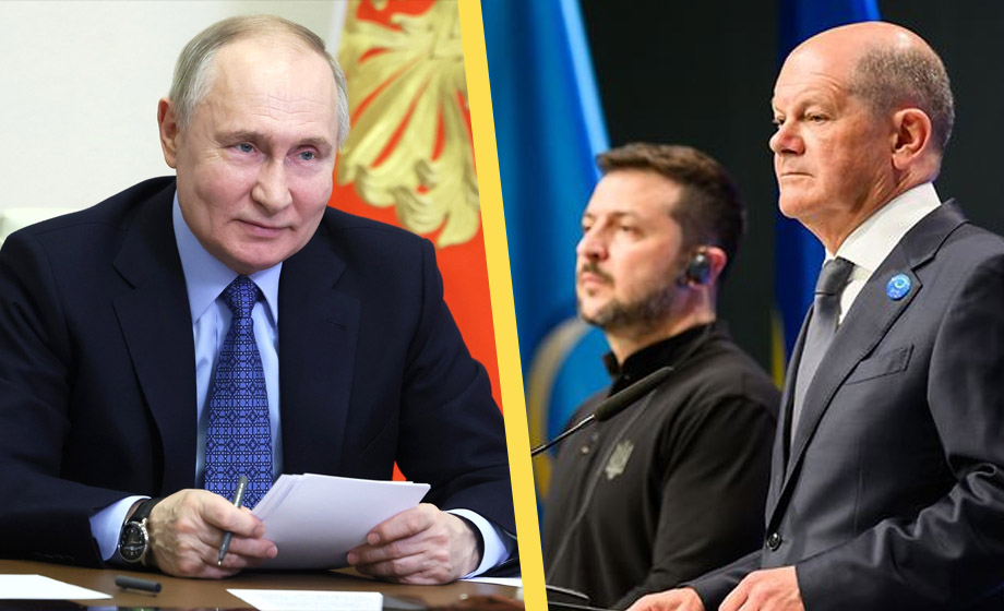 Scholz: Zelenskyj vill prata med Putin