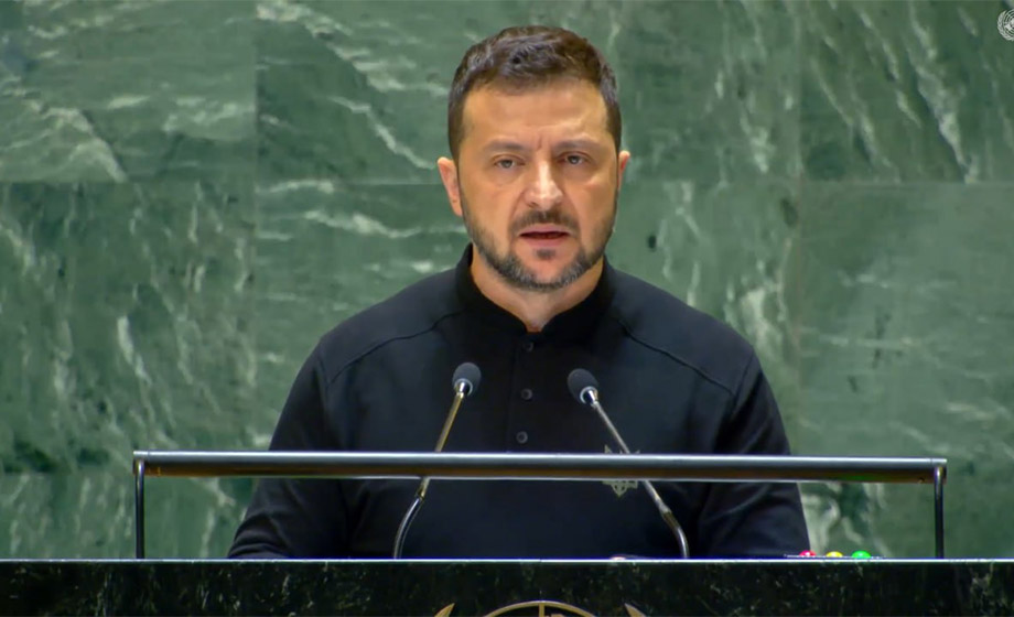 Zelenskyj: ”Ryssland kan endast tvingas till fred”