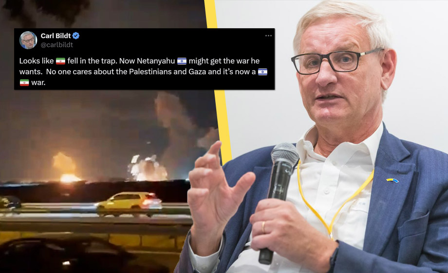 Bildt: ”Nu kan Netanyahu få det krig han vill ha”