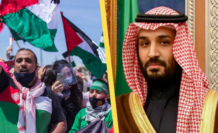 Saudiarabiens kronprins: ”Bryr mig inte om den palestinska frågan”