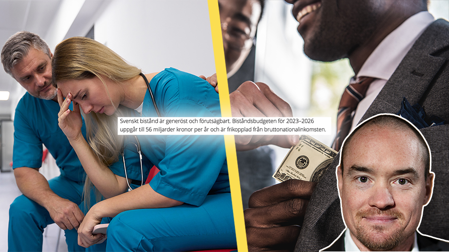 Ekeroth: ”Sjukvården på knäna – då slänger vi 50 miljarder på bistånd”