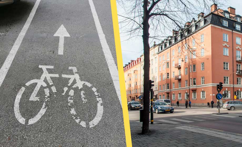 Rödgröna kriget mot bilister: 210 meter cykelbana för 46 miljoner