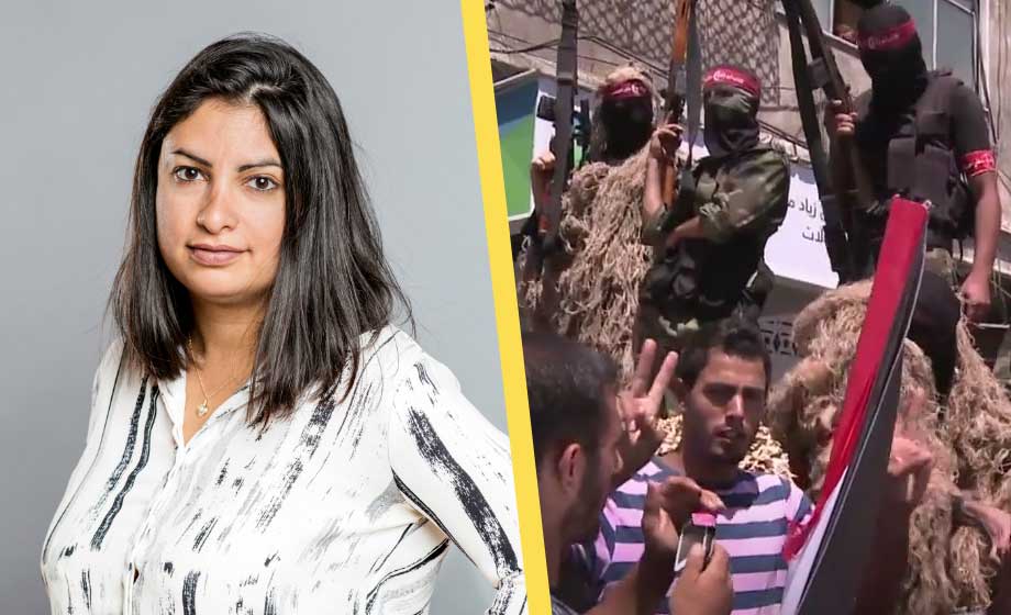 Representant från terrorgrupp på vänsterpartistiskt möte