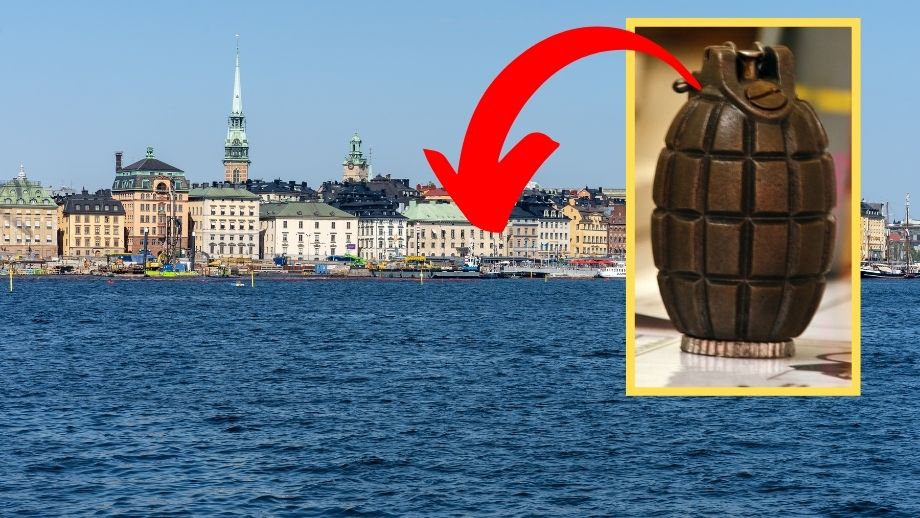 Skarp handgranat påträffad i Stockholmstrafiken