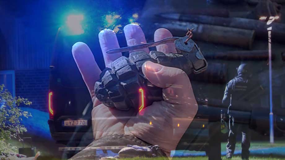 130 handgranater påträffade i Jönköping