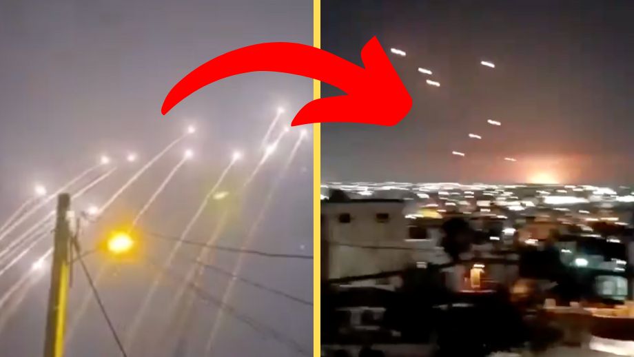 Iran genomförde massiv robotattack mot Israel