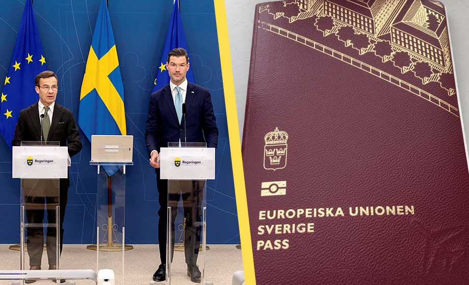 Tidöregeringen höjer kraven för svenskt medborgarskap