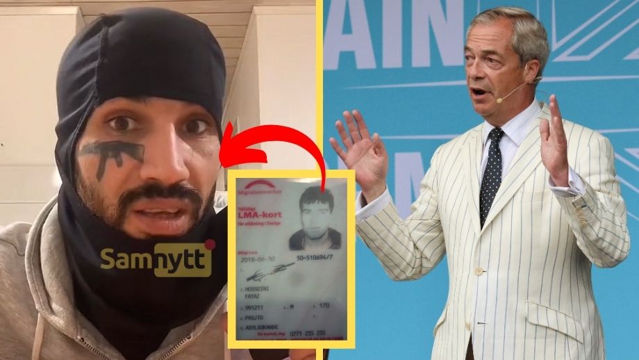 Han är Sverige-afghanen ”Mada Pasa” som mordhotar Nigel Farage