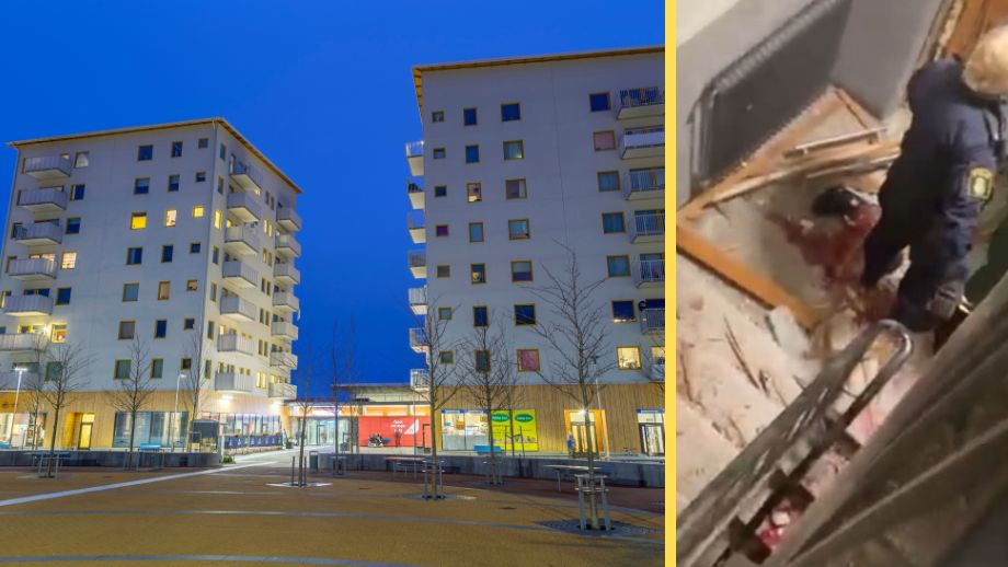 Bombdåd i Märsta under natten