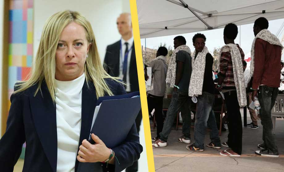 Invandringskritiska Melonis u-sväng – välkomnar halv miljon migranter